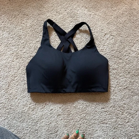 Lululemon Black High Energy Sports Bra 38DD - Picture 3 of 5